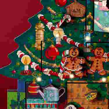 Light Up Christmas Tree Advent Calendar