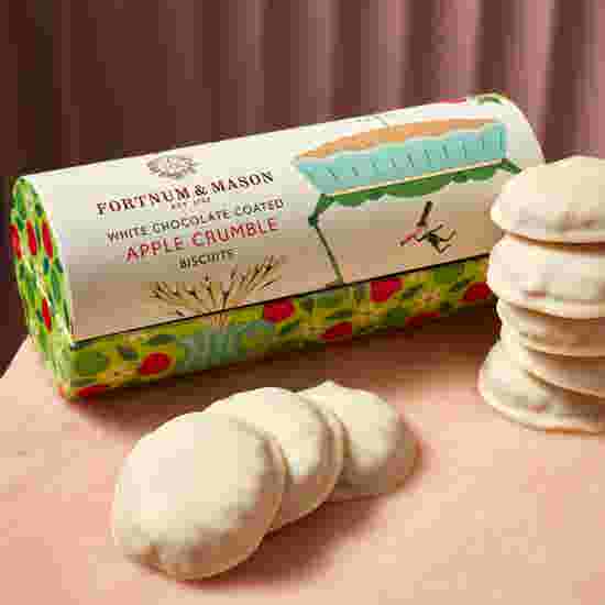 White Chocolate Coated Apple Crumble Biscuit, 165g product image