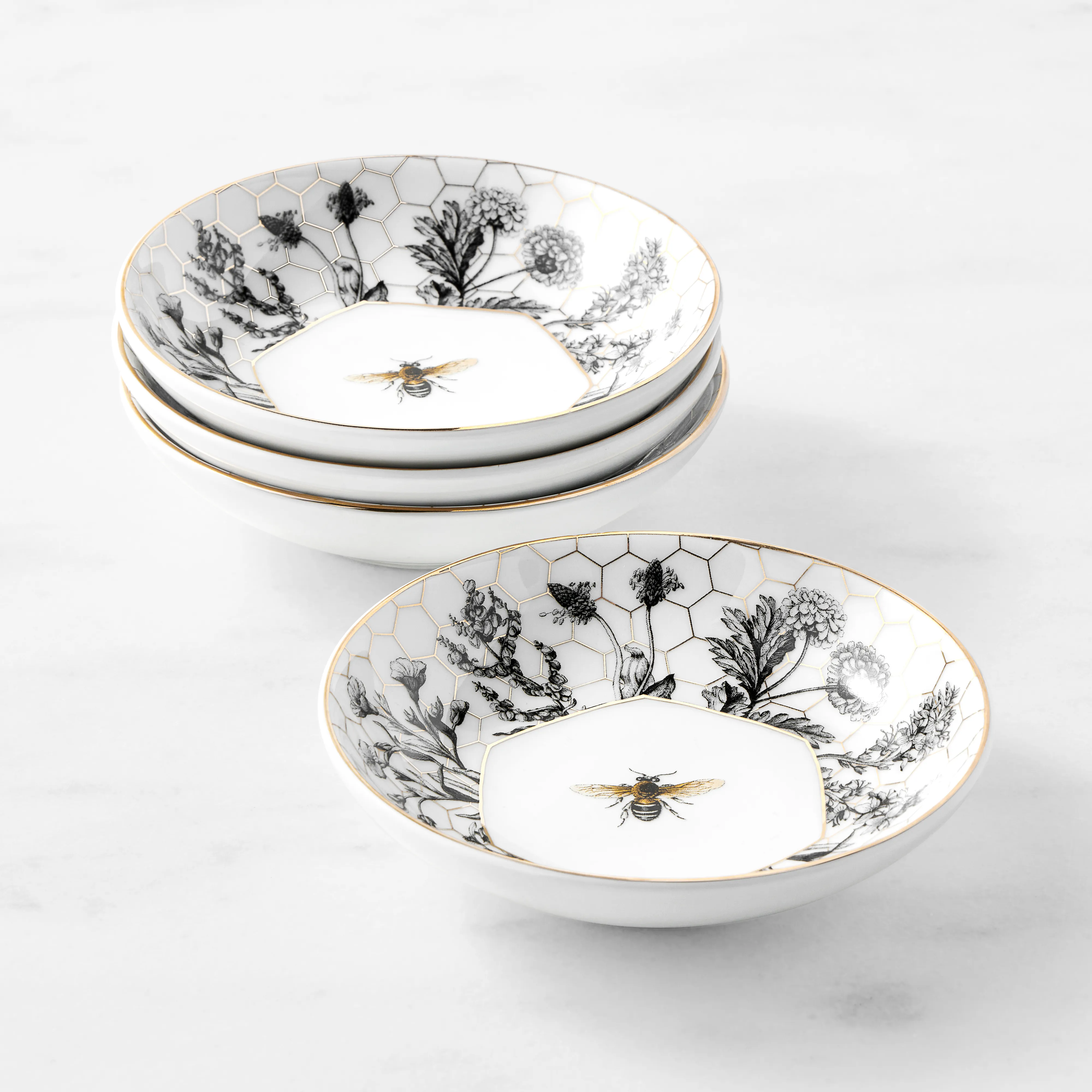 Williams Sonoma Honeycomb Bee Dipping Bowl, Set of 4 product image
