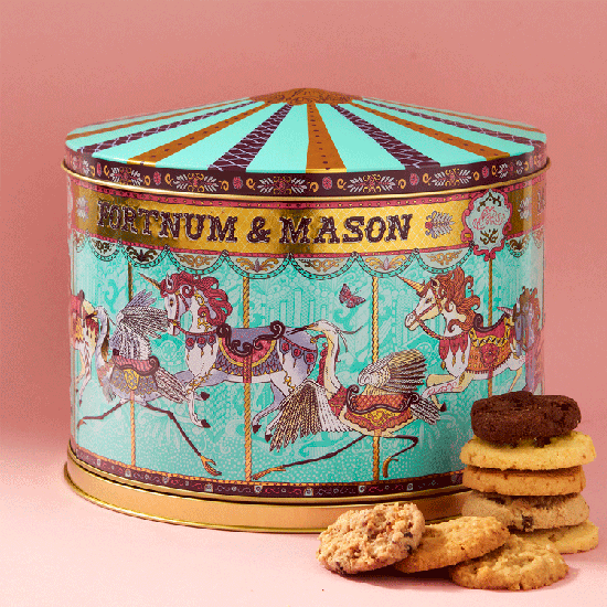 Merry Go Round Musical Biscuit Tin, 500g product image