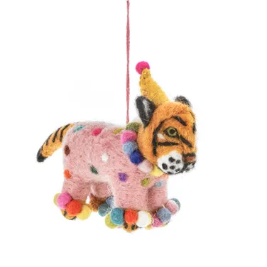 Fiesta Tiger Felt Decoration