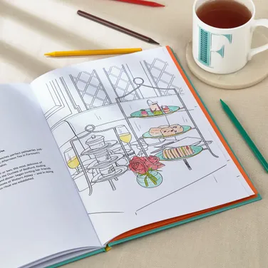Colour in Fortnum & Mason, Colouring Book