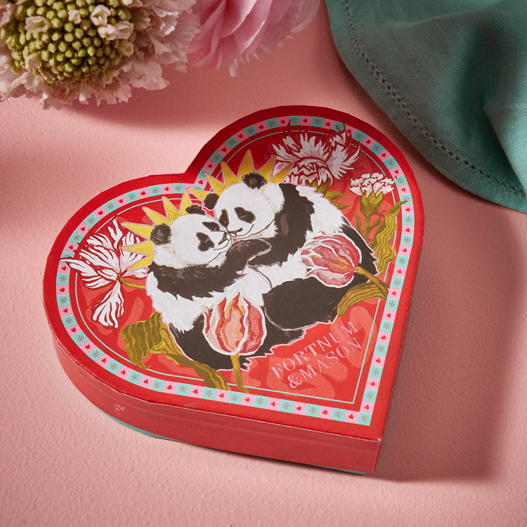 Heart Truffle Selection Box, Vegan, 90g