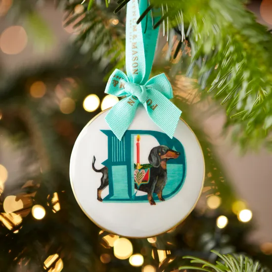 Fortnum's Animal Enamel Alphabet Decoration, D product image