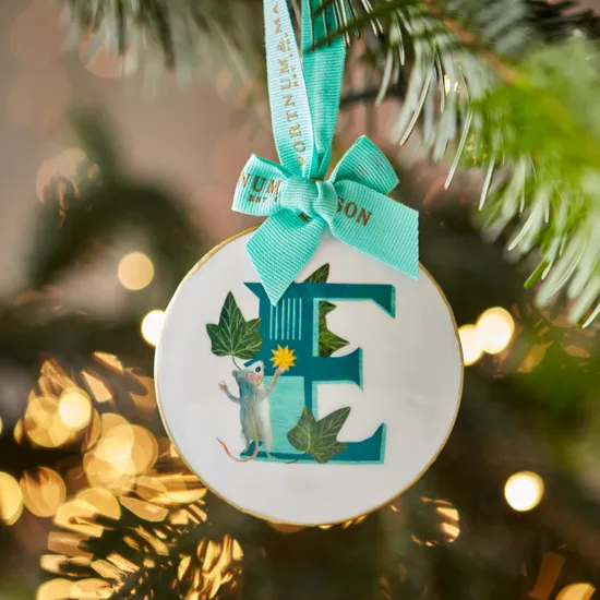 Fortnum's Animal Enamel Alphabet Decoration, E product image