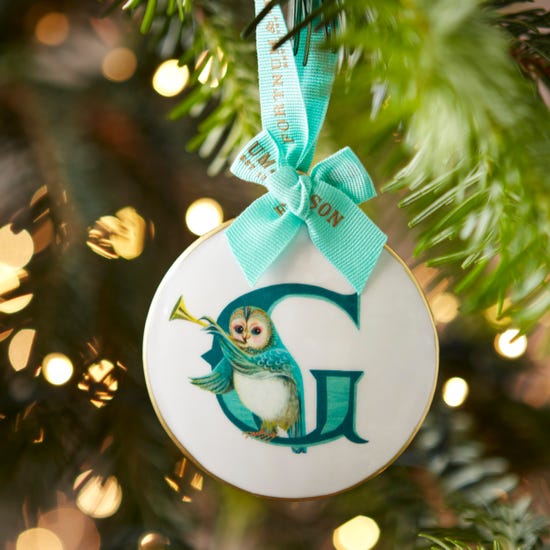 Fortnum's Animal Enamel Alphabet Decoration, G product image