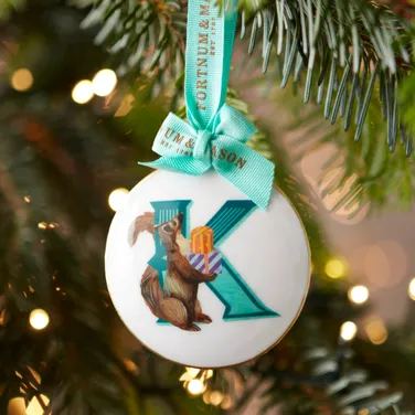 Fortnum's Animal Enamel Alphabet Decoration, K