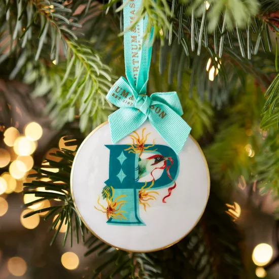 Fortnum's Animal Enamel Alphabet Decoration, P product image