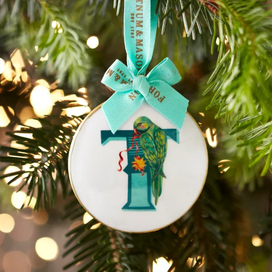 Fortnum's Animal Enamel Alphabet Decoration, T product image