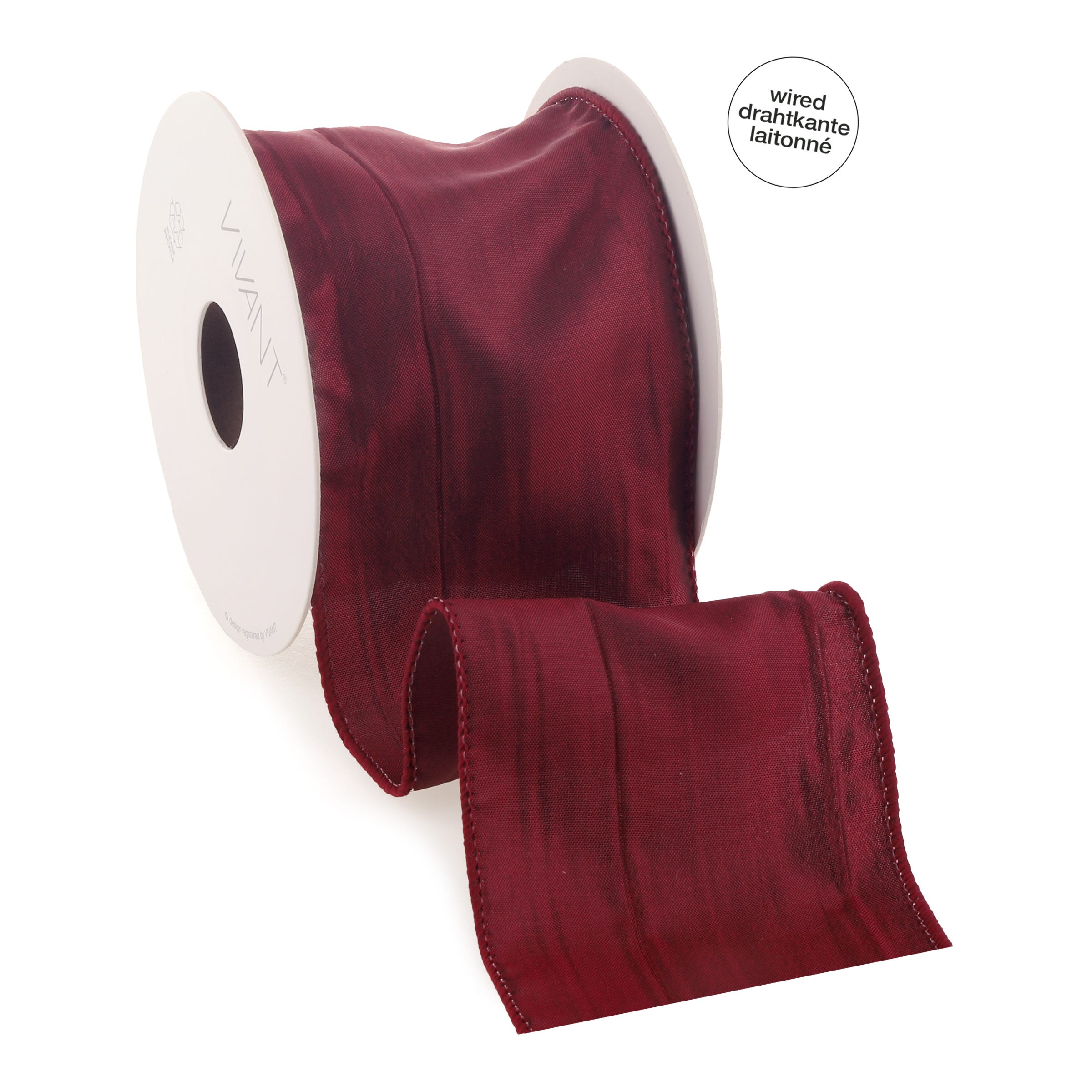 Red Ribbon with Wired Edge product image