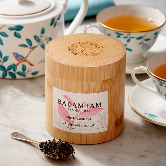 Badamtam First Flush Darjeeling Wooden Caddy, 2025, 90g product image