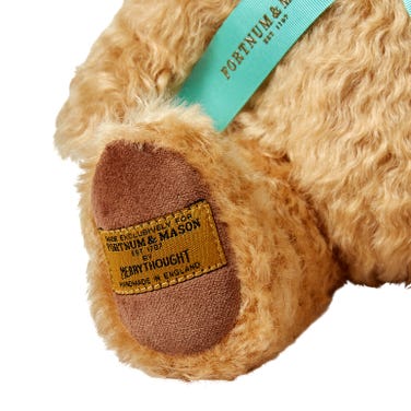 Fortnum's Truffle the Bear Mohair with Eau de Nil Ribbon