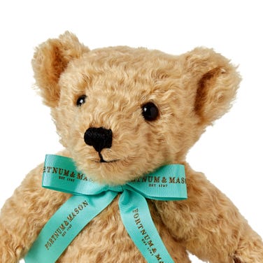 Fortnum's Truffle the Bear Mohair with Eau de Nil Ribbon