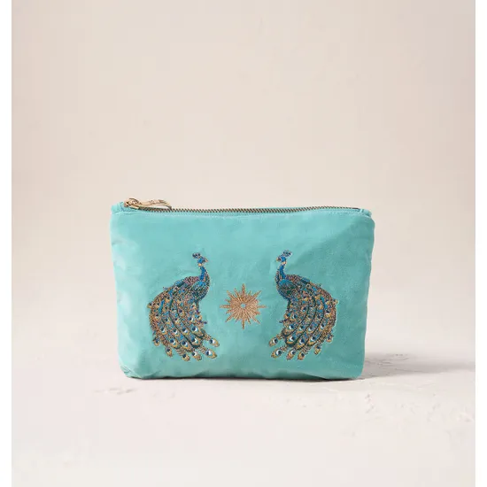 Elizabeth Scarlett Exclusive Peacock Mini Pouch product image