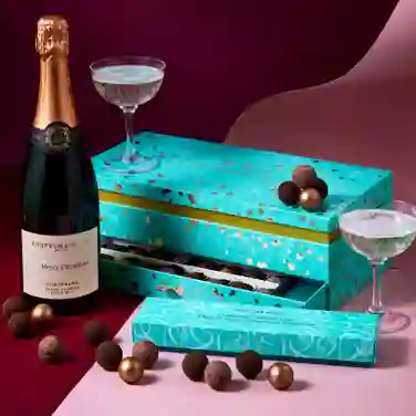 The Personalised Champagne Celebration Box