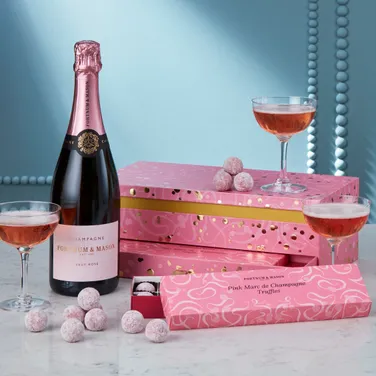 The Rosé Champagne & Truffles Gift Box