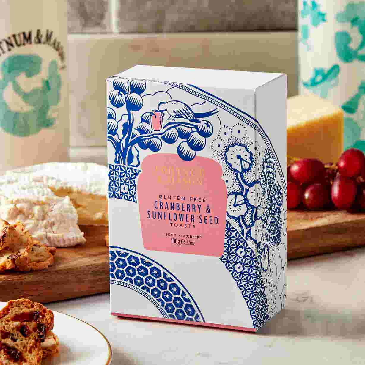 Gluten-Free Sunflower Seed & Cranberry Toasts, 100g