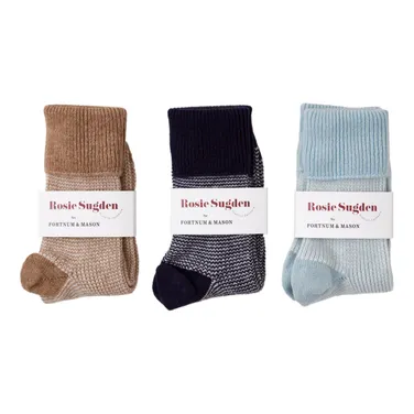 Fortnum's x Rosie Sugden Soft Stripe Sock Box