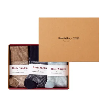 Fortnum's x Rosie Sugden Soft Stripe Sock Box