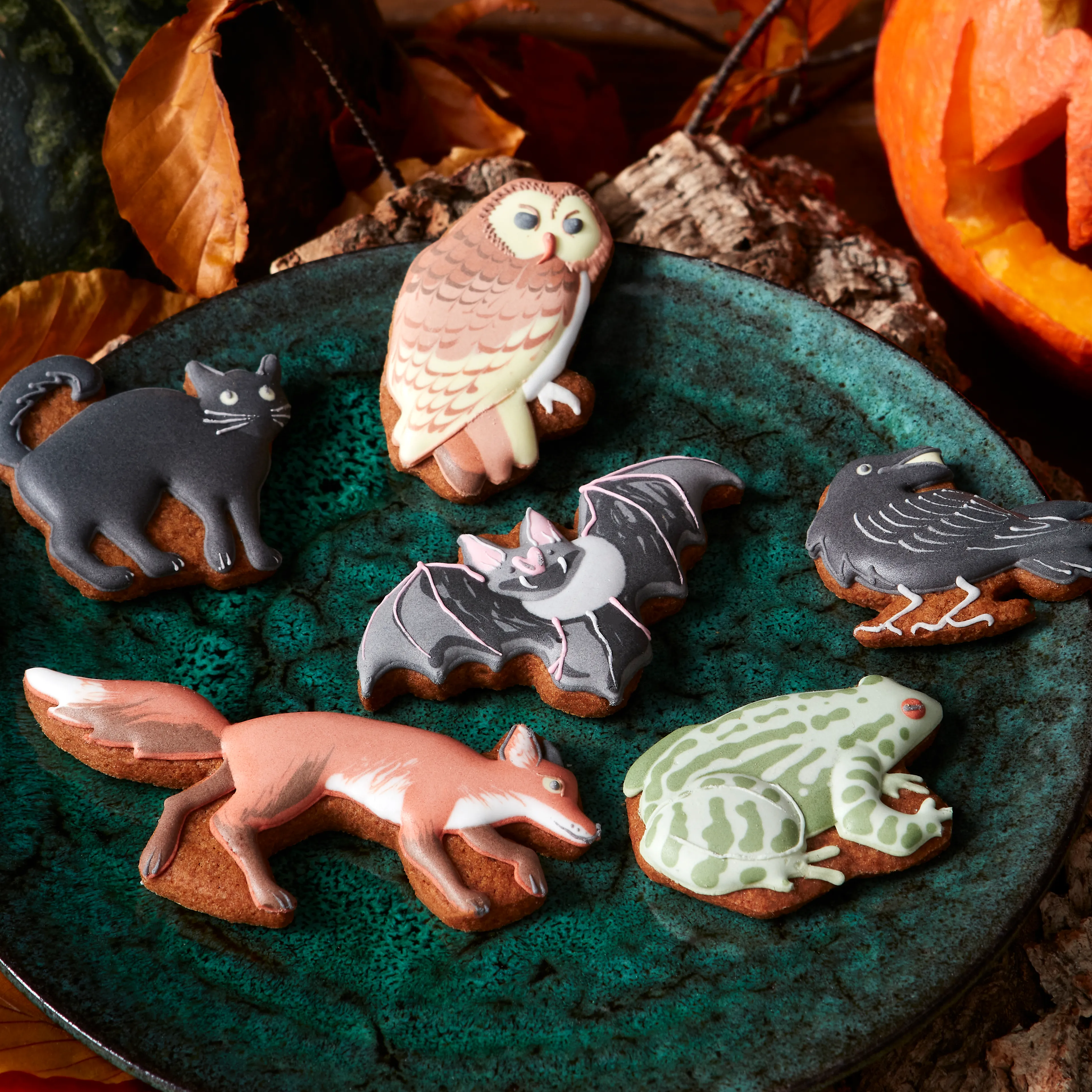 Witches' Familiars Iced Biscuits, Fortnum & Mason