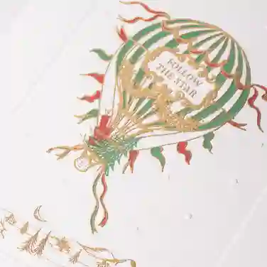 Mount Street Printers Hot Air Balloon Cards, Box of 8