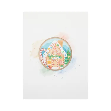 Gingerbread House Pop-Up Card