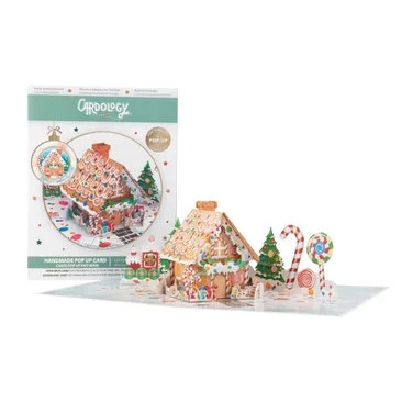 Gingerbread House Pop-Up Card