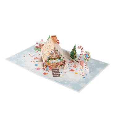 Gingerbread House Pop-Up Card