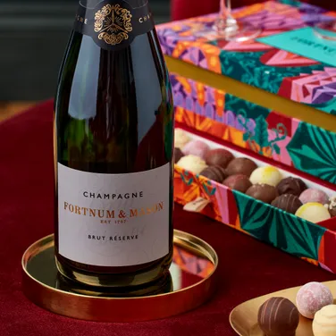The Christmas Champagne & Truffles Gift Box