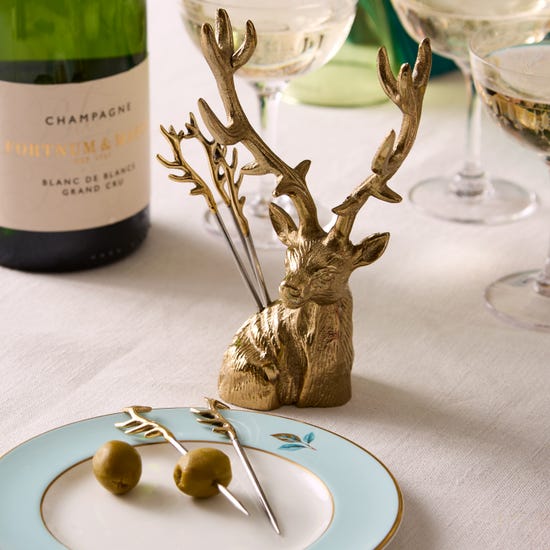 Culinary Concepts Champagne Stag Cocktail Picks and Holder product image