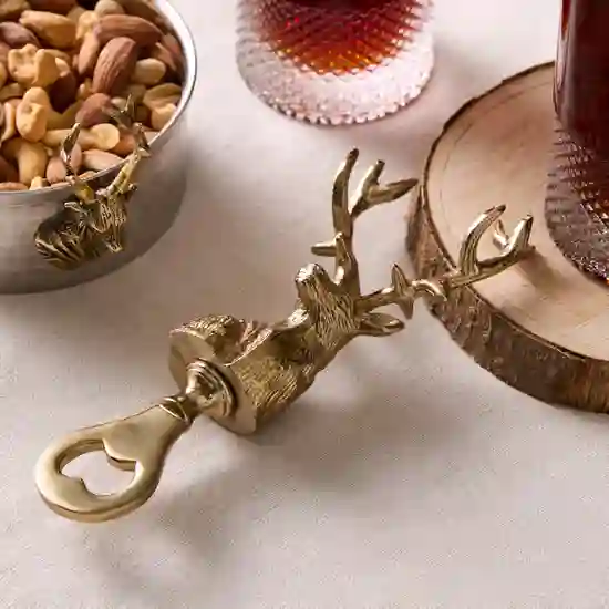Culinary Concepts Champagne Stag Bottle Opener product image