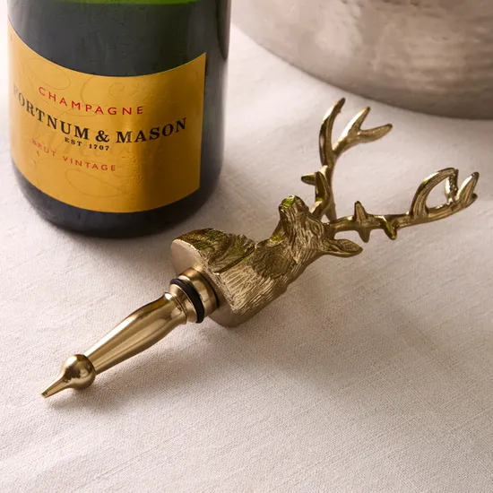 Culinary Concepts Champagne Stag Bottle Stopper product image