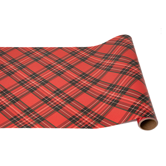 Hester & Cook Red Plaid Table Runner, 7.6m product image