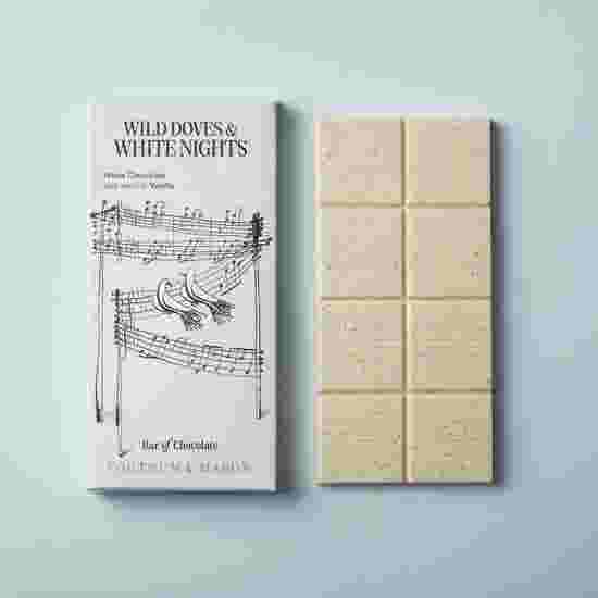 White Chocolate & Vanilla Bar, 80g product image