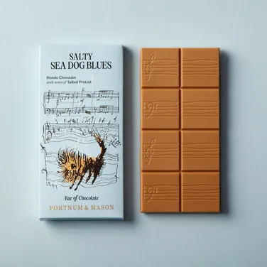 Blonde Chocolate & Salted Pretzel Bar, 80g