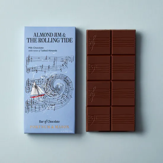 Milk Chocolate Salted Almond Bar, 80g product image