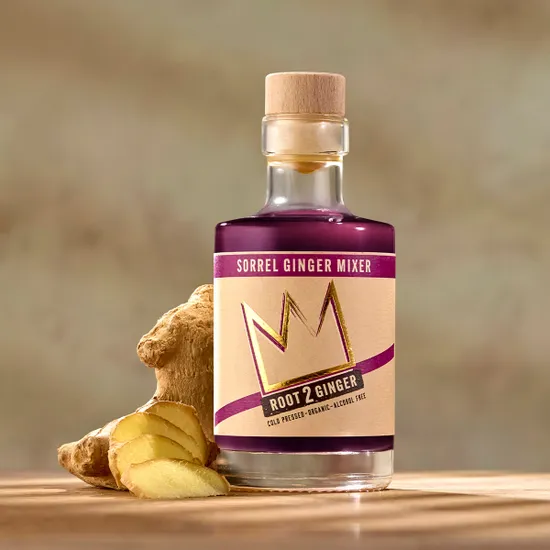 Root2Ginger Sorrel Ginger Concentrate, 20cl product image