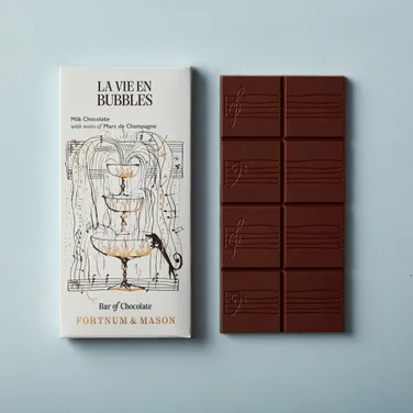 Milk Chocolate Marc de Champagne Filled Bar, 80g