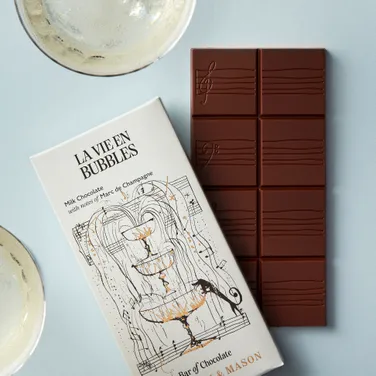 Milk Chocolate Marc de Champagne Filled Bar, 80g