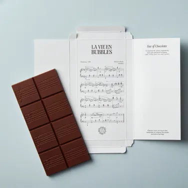 Milk Chocolate Marc de Champagne Filled Bar, 80g