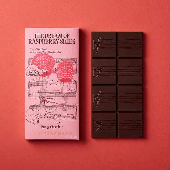 Dark Chocolate Raspberry Filled Bar, 80g product image