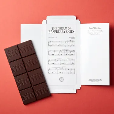 Dark Chocolate Raspberry Filled Bar, 80g