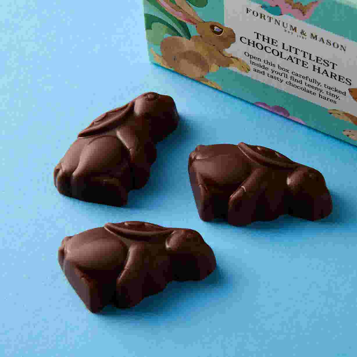 The Littlest Milk Chocolate Hares Matchbox, 27g