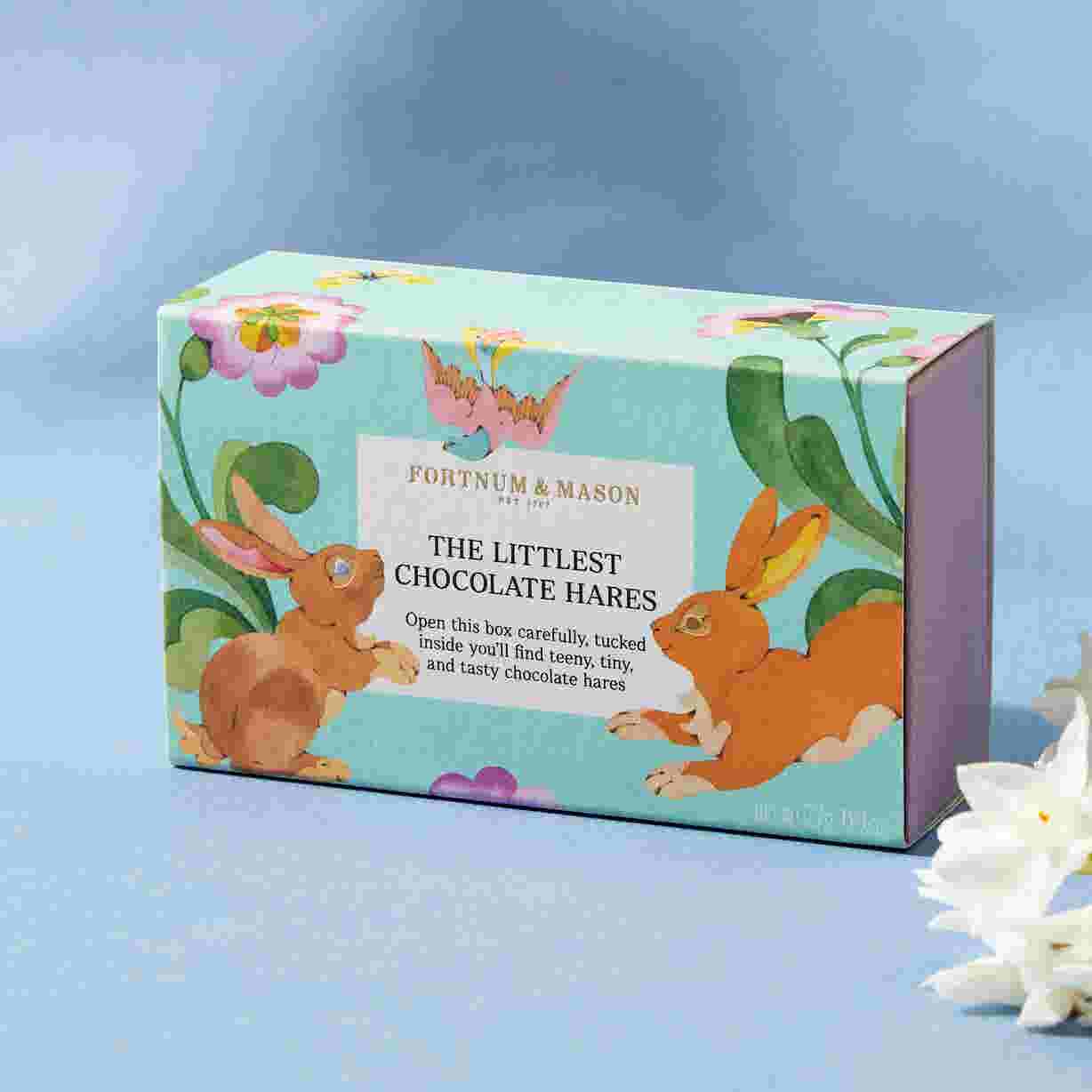 The Littlest Milk Chocolate Hares Matchbox, 27g