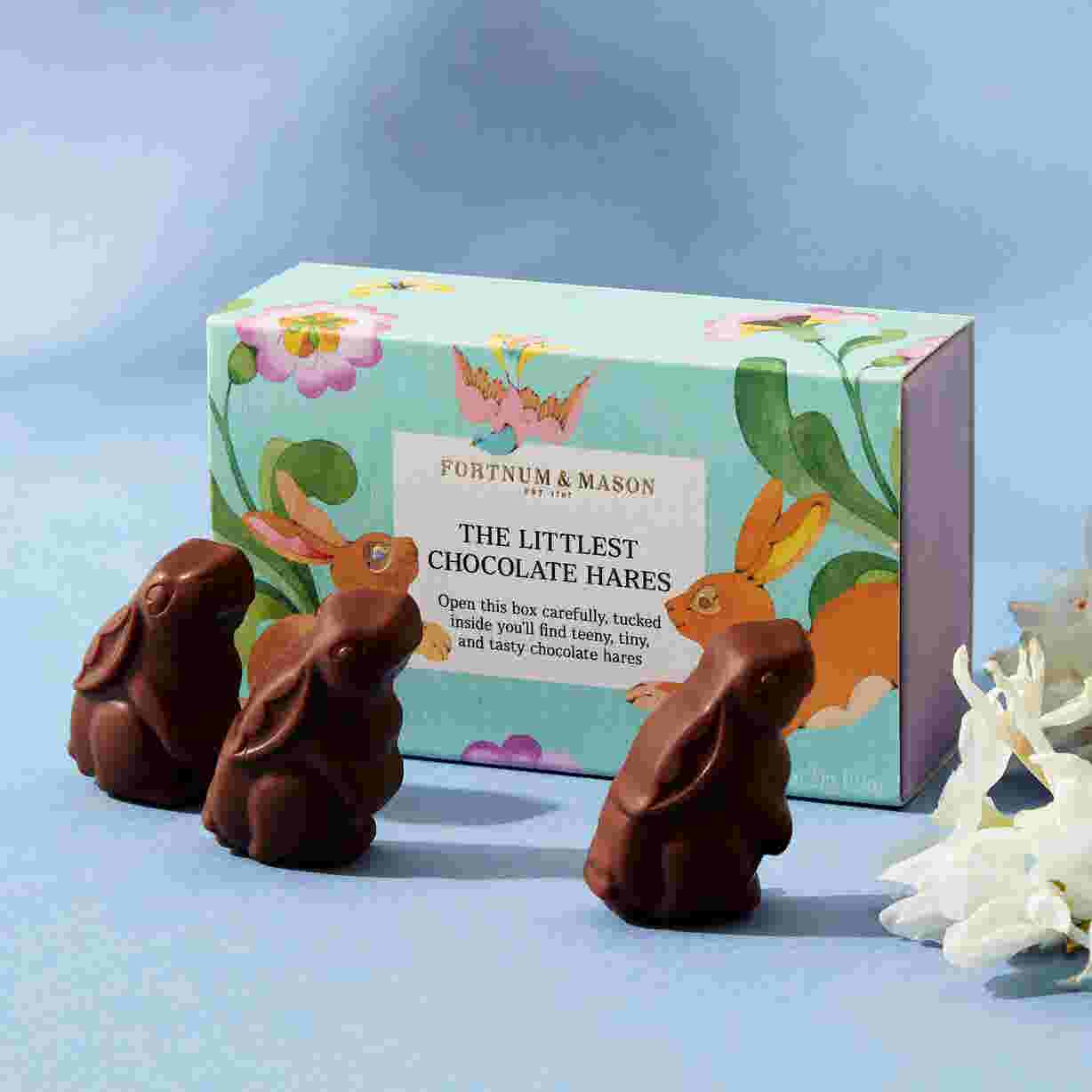 The Littlest Milk Chocolate Hares Matchbox, 27g