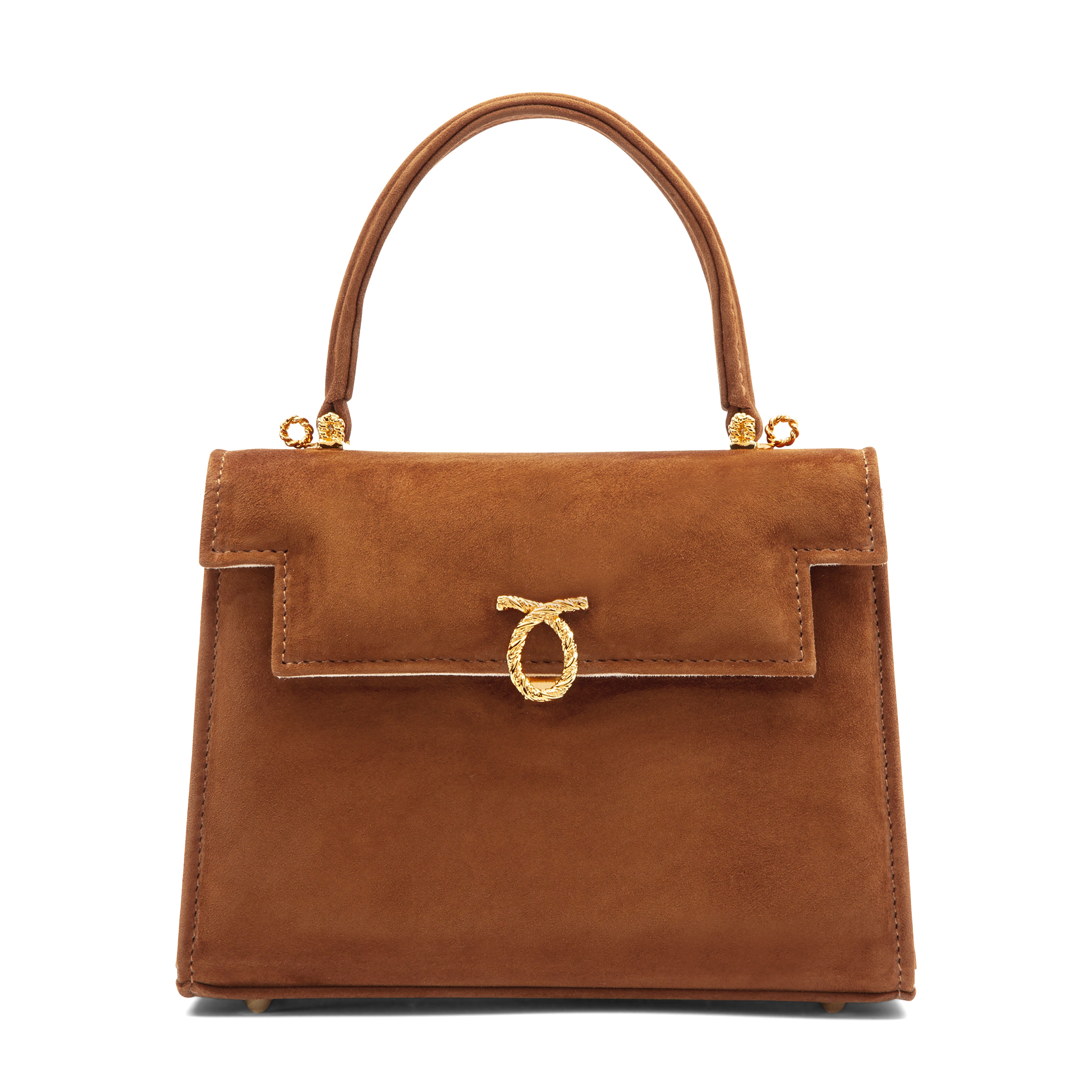 Launer Judi Suede Handbag, Tan product image