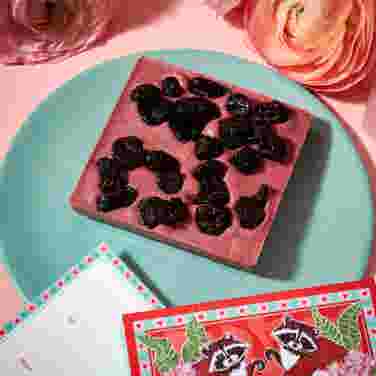 Milk & White Chocolate Bar with Sour Cherries, 80g