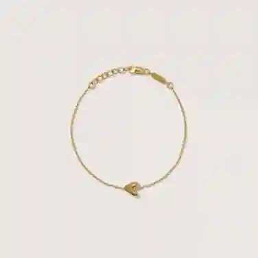 Otiumberg Roscida Heart Bracelet, Gold