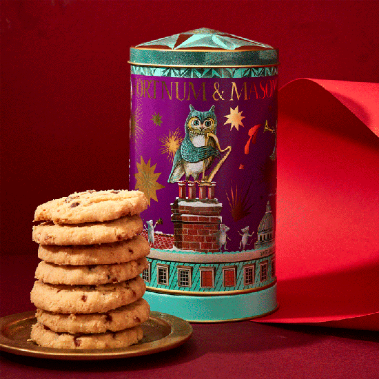 Christmas Mini Merry Go Round Musical Biscuit Tin, 130g product image
