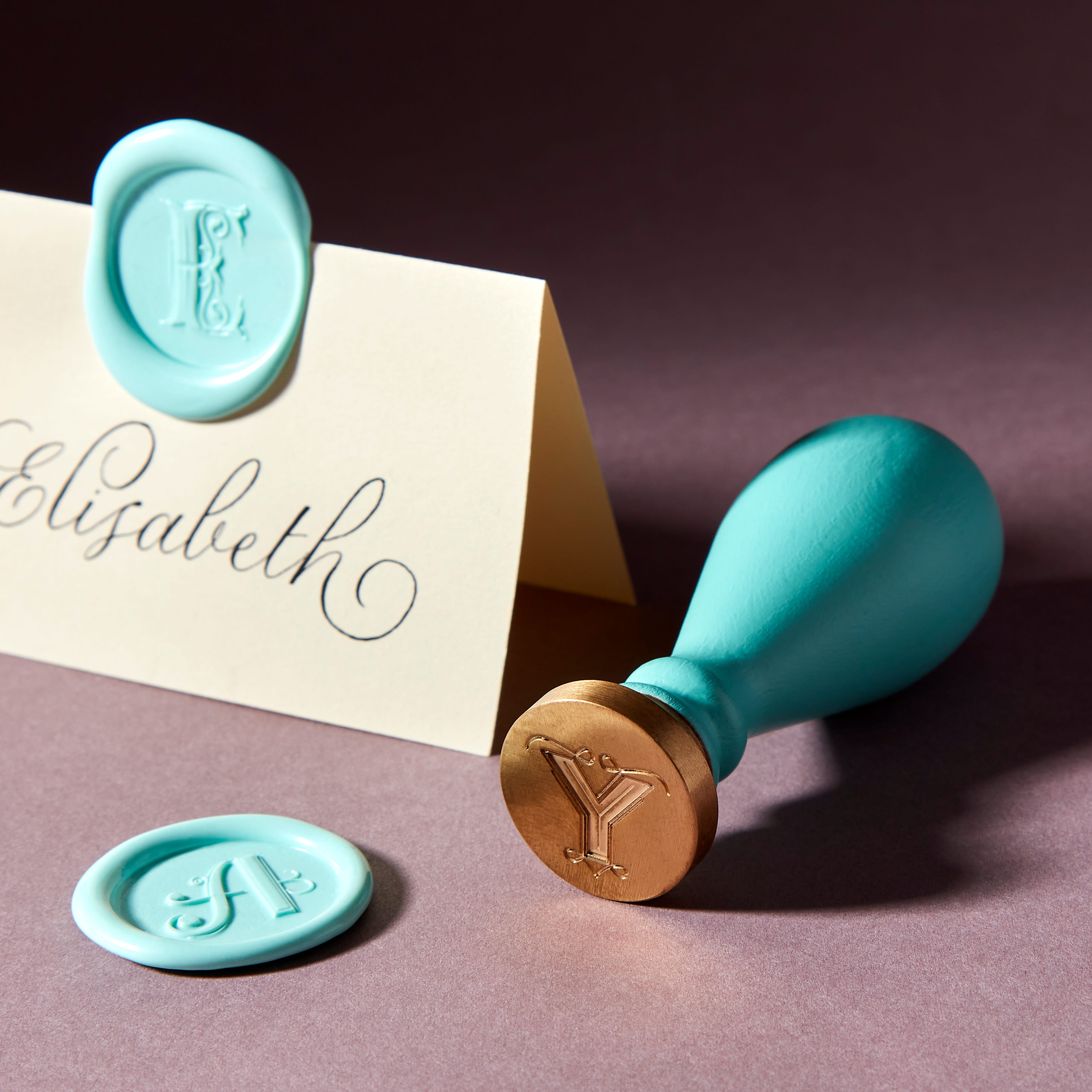 Y Brass Wax Seal Stamp product image